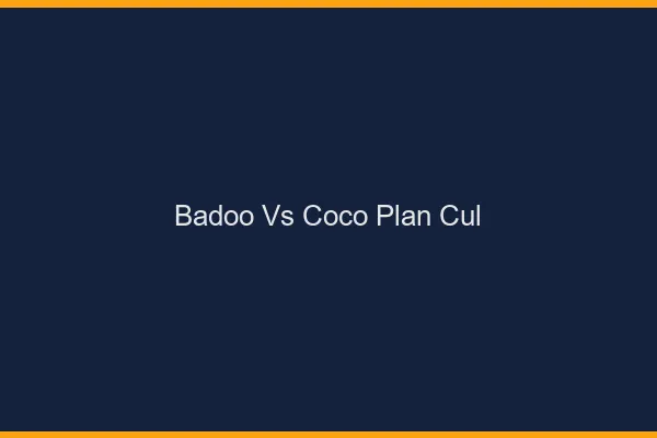 Badoo vs Coco Plan Cul