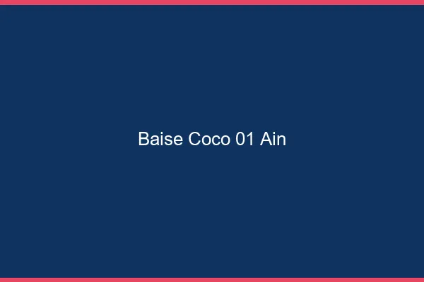 Baise Coco Ain