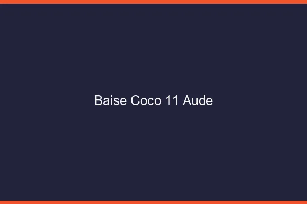 Baise Coco Aude