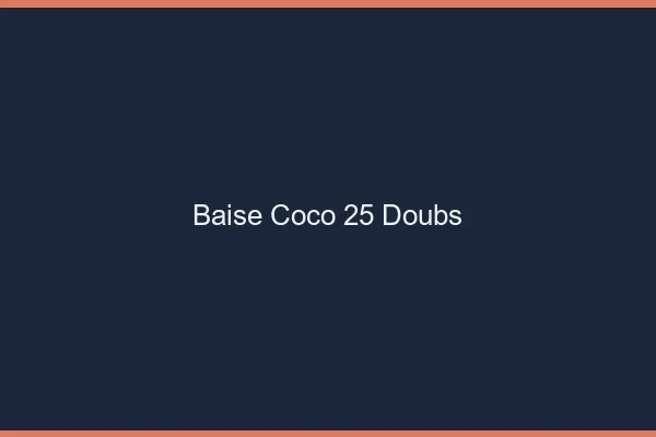 Baise Coco Doubs