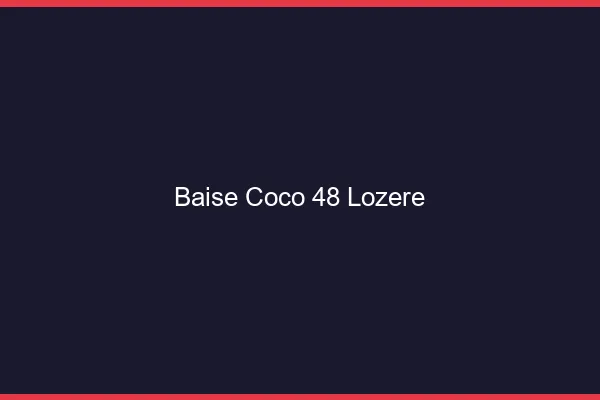 Baise Coco Lozere
