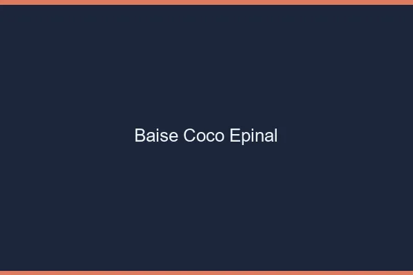Baise Coco Épinal