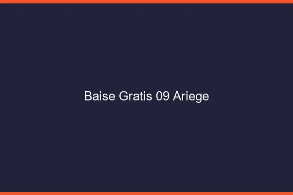 Baise GratisAriege