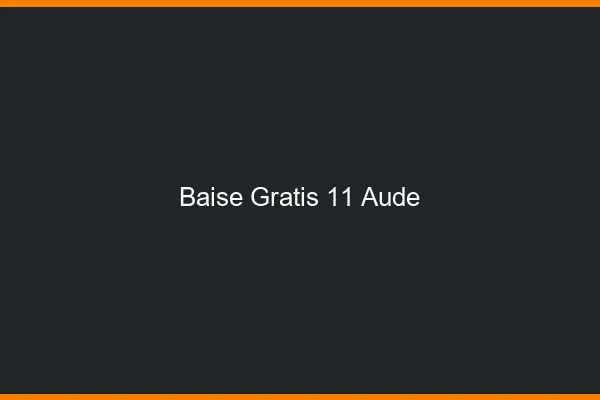 Baise GratisAude