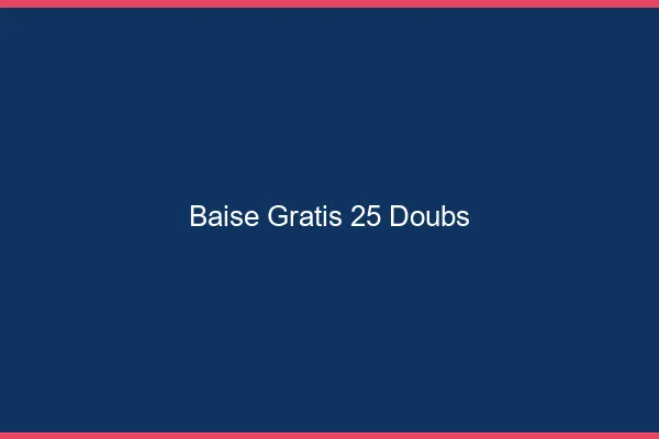 Baise GratisDoubs