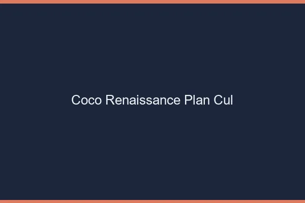 Coco Renaissance Plan Cul