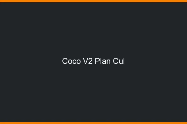 Coco V2 Plan Cul