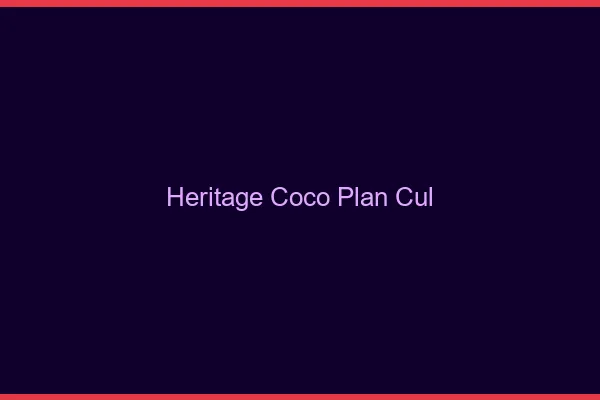 Héritage Coco Plan Cul