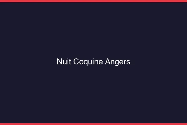 Nuit Coquine Angers