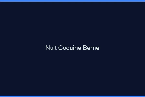 Nuit Coquine Berne