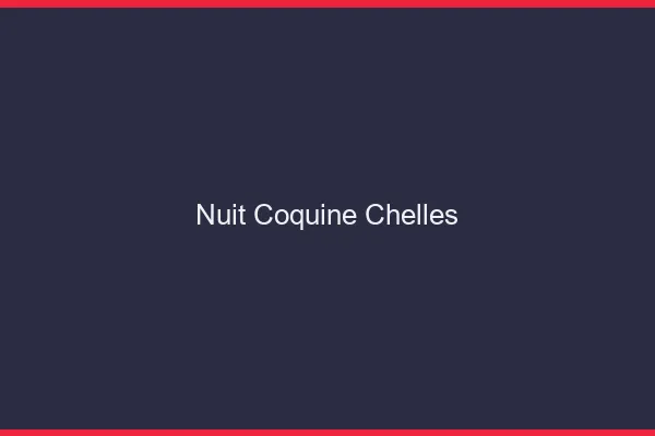 Nuit Coquine Chelles