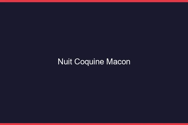 Nuit Coquine Mâcon