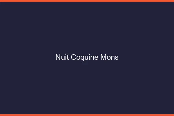 Nuit Coquine Mons