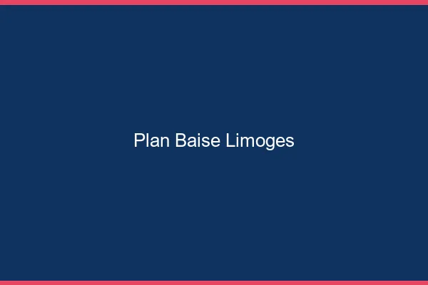 Plan Baise Limoges