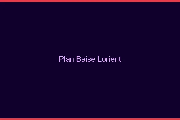 Plan Baise Lorient