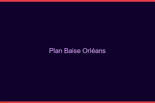 Plan Baise Orléans