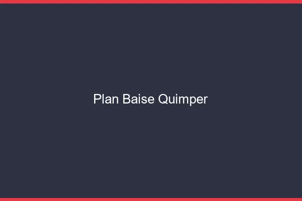 Plan Baise Quimper