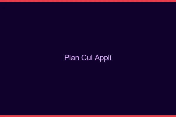 Plan Cul Appli