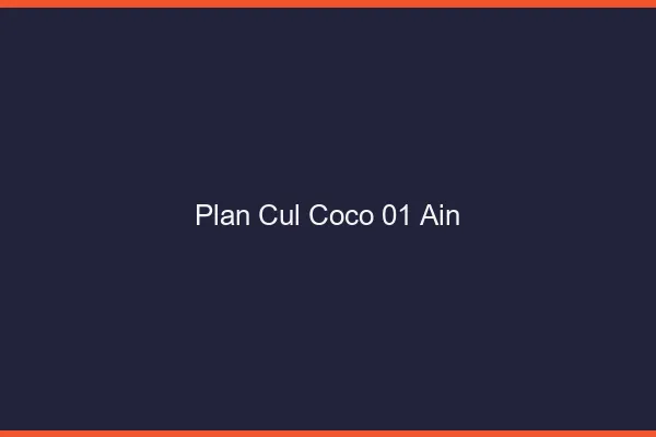 Plan Cul Coco Ain