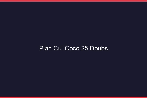 Plan Cul Coco Doubs