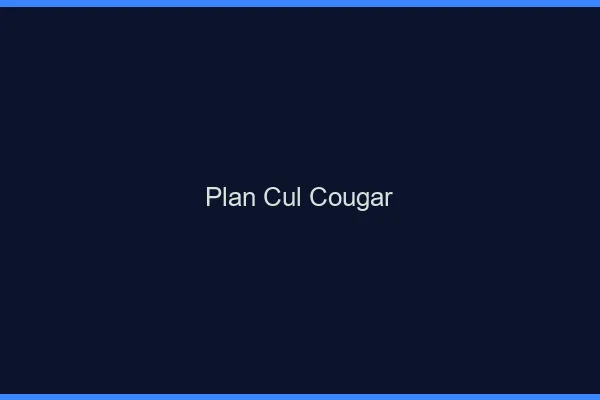 Plan Cul Cougar