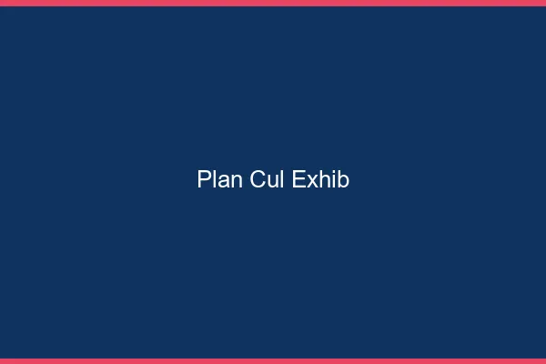 Plan Cul Exhib