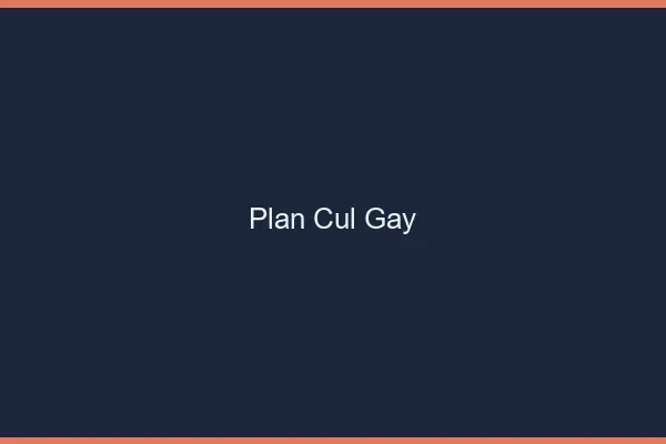 Plan Cul Gay