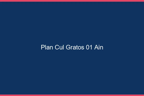 Plan Cul Gratos Ain