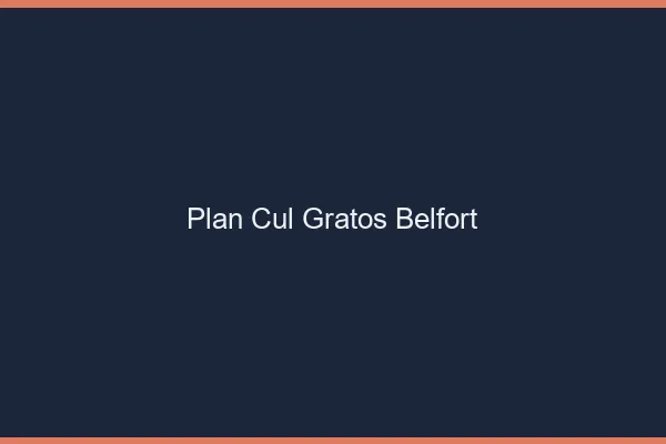 Plan Cul Gratos Belfort