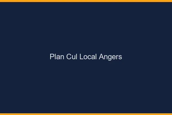 Plan Cul Local Angers