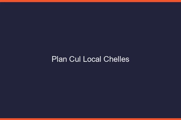 Plan Cul Local Chelles