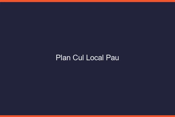 Plan Cul Local Pau
