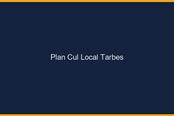Plan Cul Local Tarbes