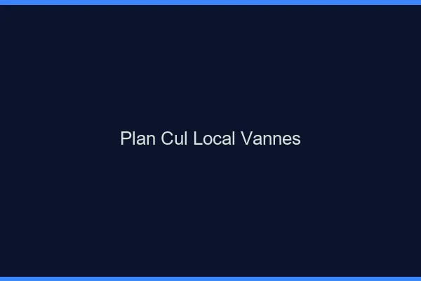 Plan Cul Local Vannes