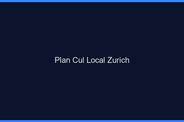 Plan Cul Local Zurich