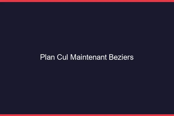 Plan Cul Maintenant Béziers