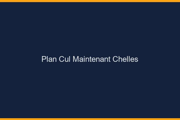 Plan Cul Maintenant Chelles