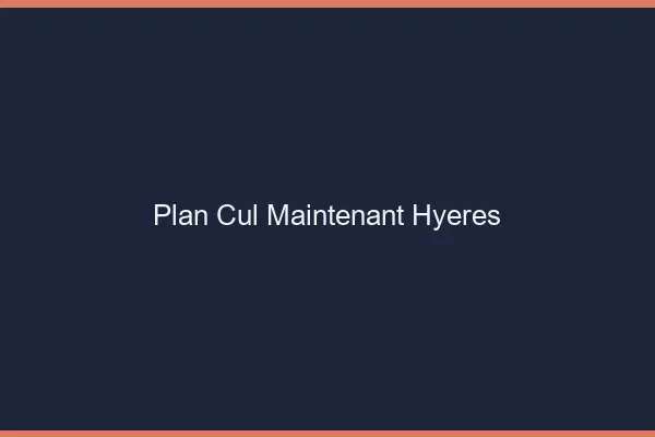 Plan Cul Maintenant Hyères