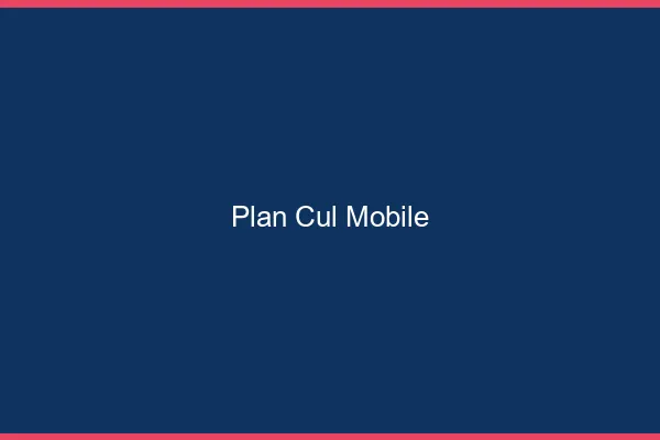 Plan Cul Mobile
