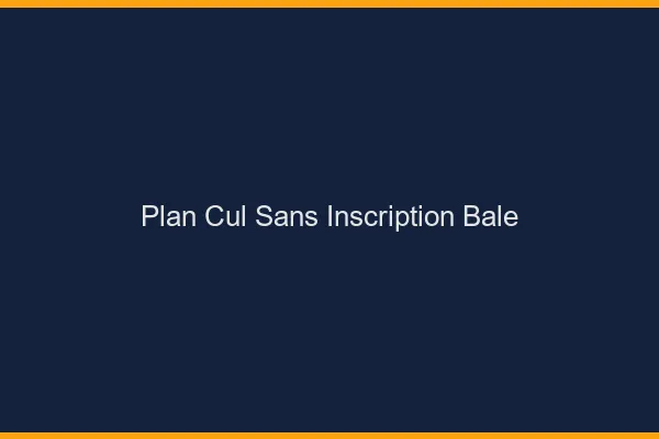 Plan Cul Sans Inscription Bâle