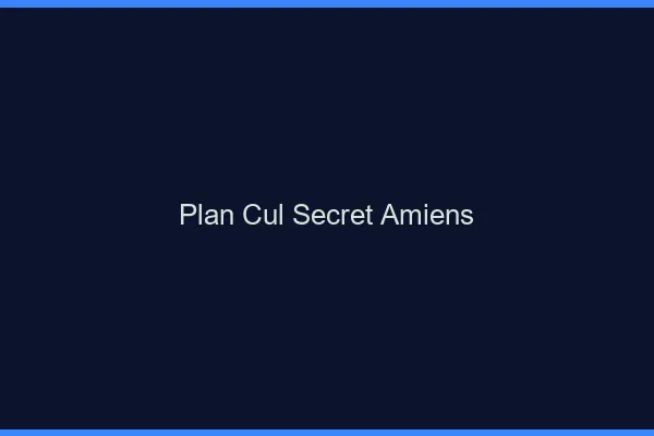 Plan Cul Secret Amiens