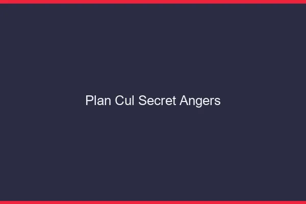 Plan Cul Secret Angers