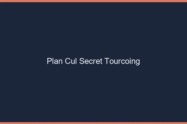 Plan Cul Secret Tourcoing