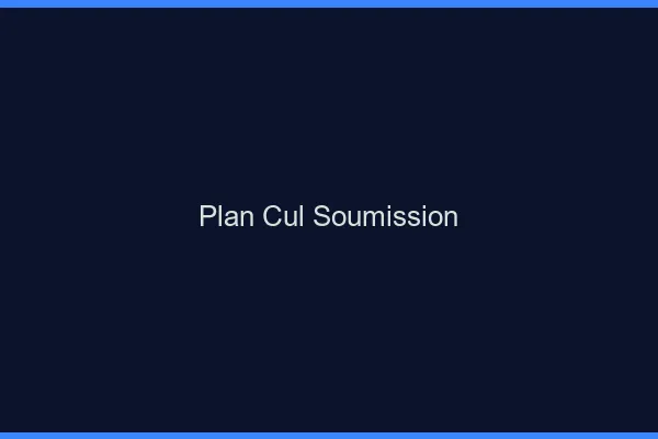 Plan Cul Soumission