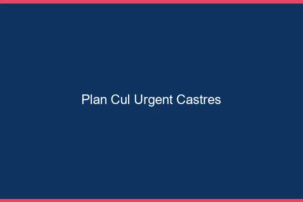 Plan Cul Urgent Castres