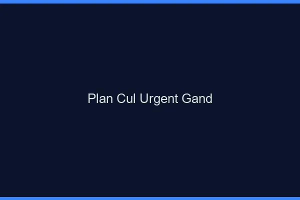 Plan Cul Urgent Gand