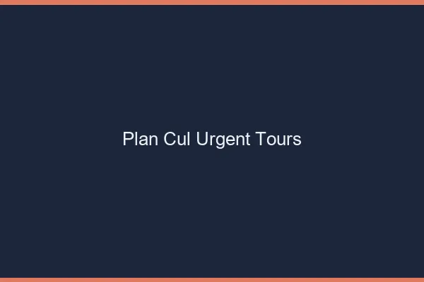 Plan Cul Urgent Tours