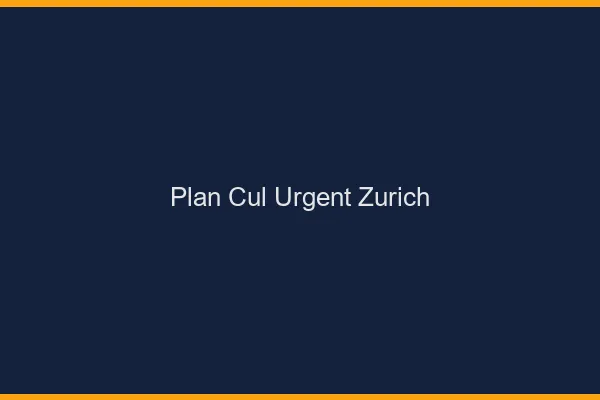 Plan Cul Urgent Zurich