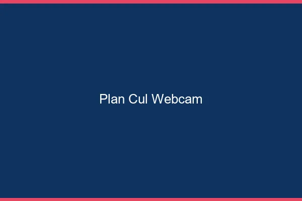 Plan Cul Webcam