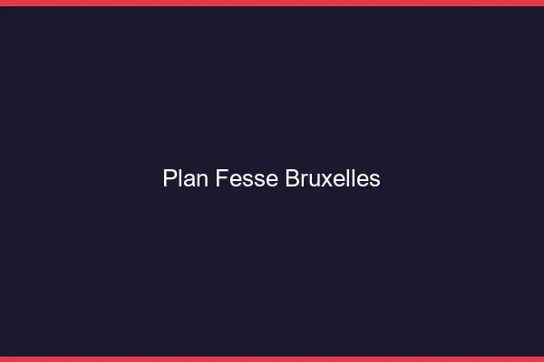 Plan FesseBruxelles